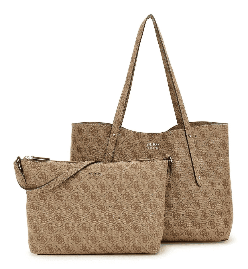 Guess Borsa Shopper Logo 4G Ecopelle