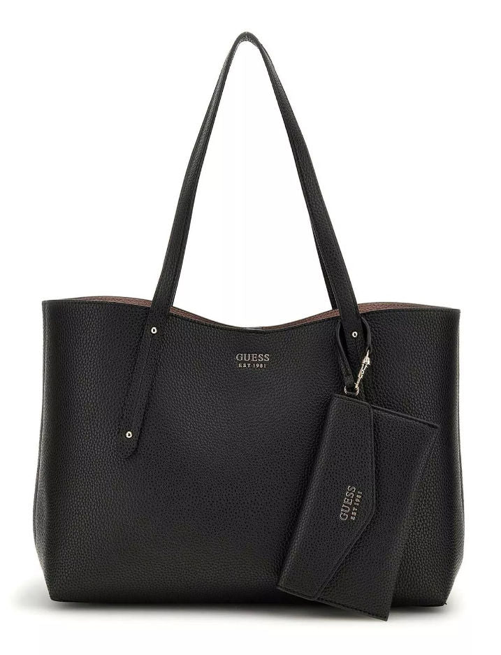 Borsa Donna shopper, con doppio manico a spalla e pochette interna 