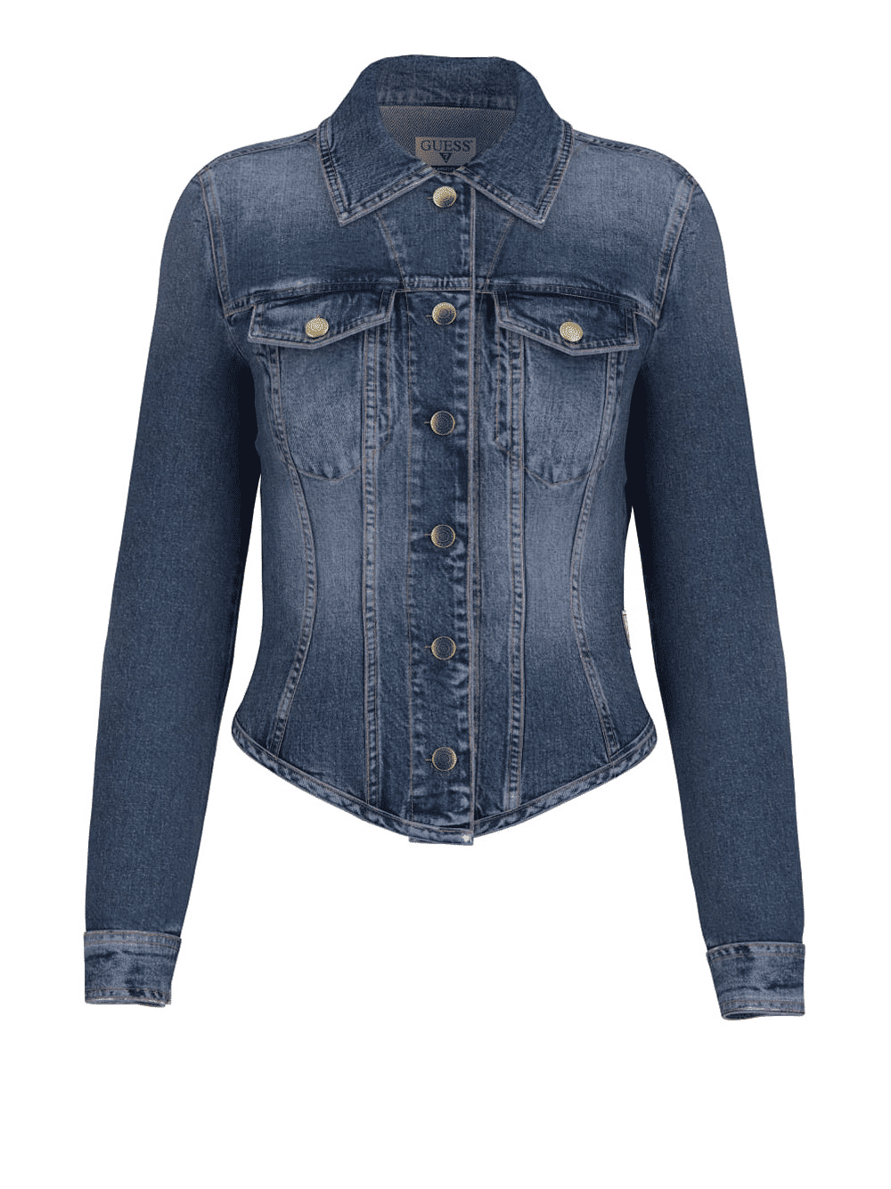 Guess Giacca Denim Elasticizzata Donna