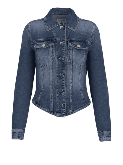 Guess Giacca Denim Elasticizzata Donna
