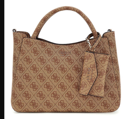 Borsa Donna Brenton con motivo logo e portachiavi applicato