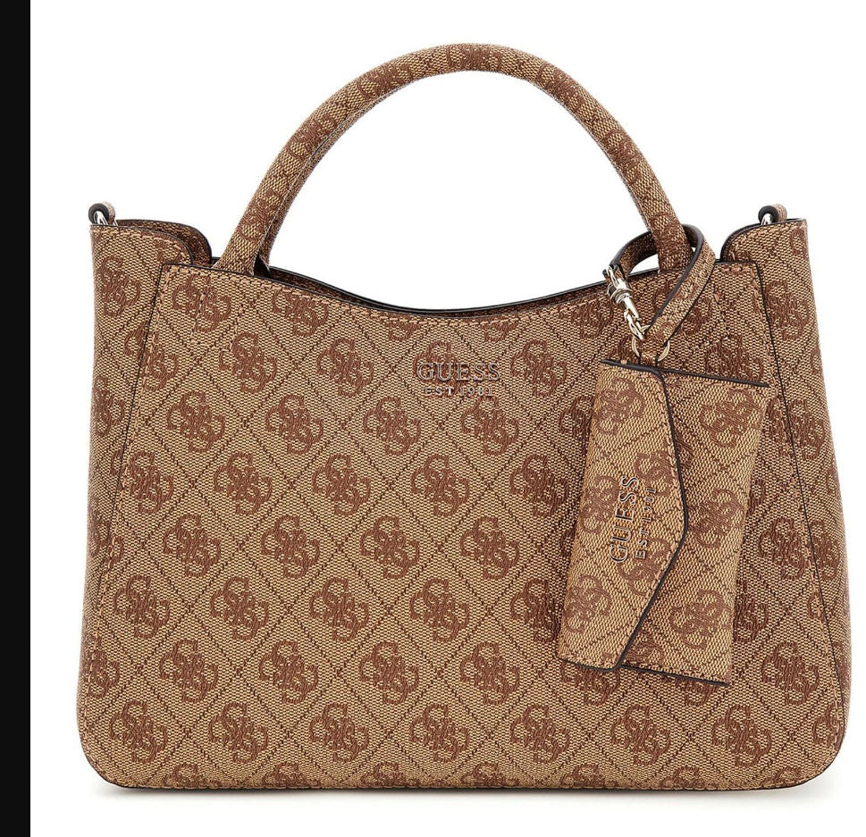 Borsa Donna Brenton con motivo logo e portachiavi applicato