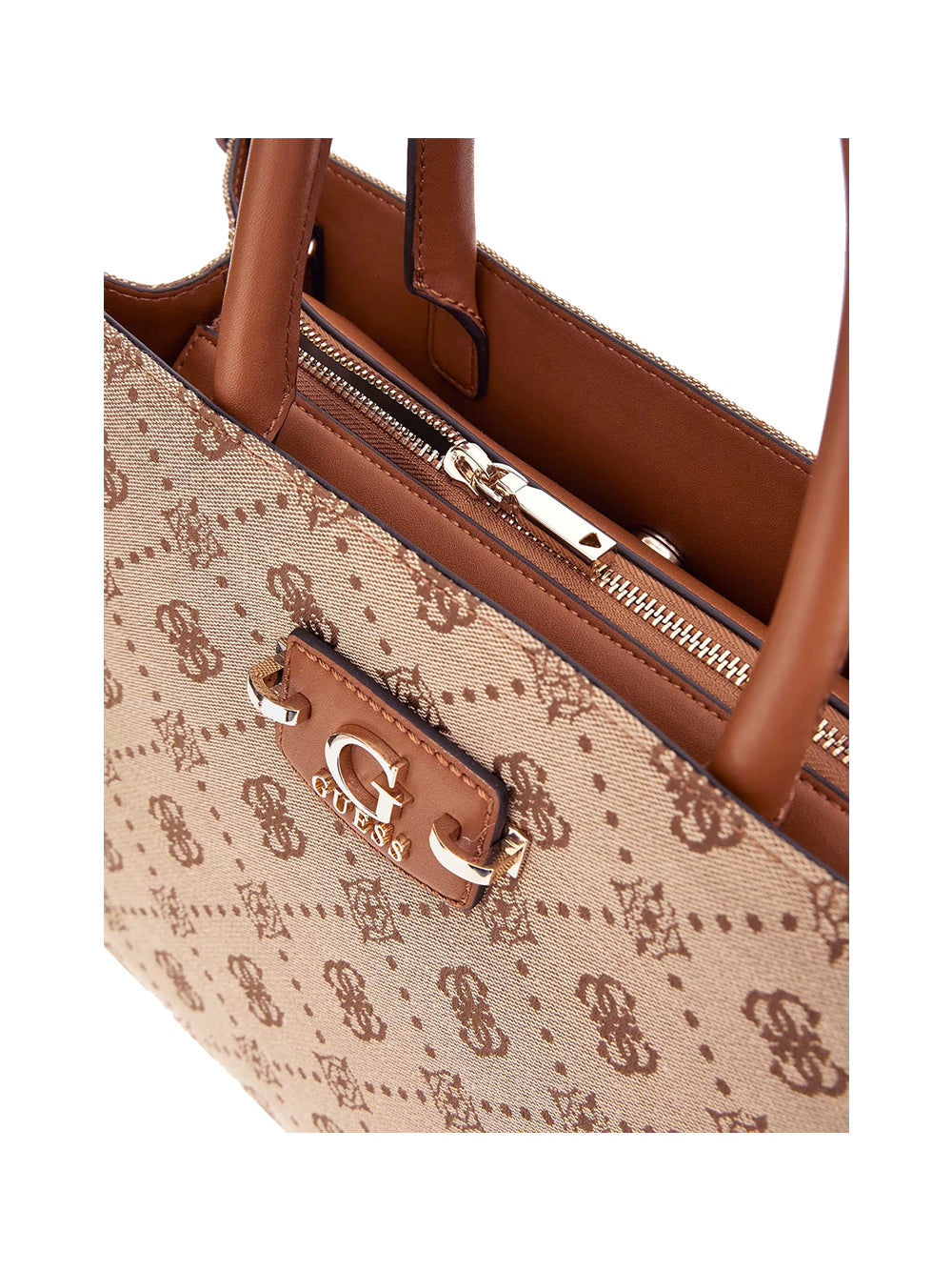 Borsa a Mano Neda 2 Comp Tote Donna - Marrone