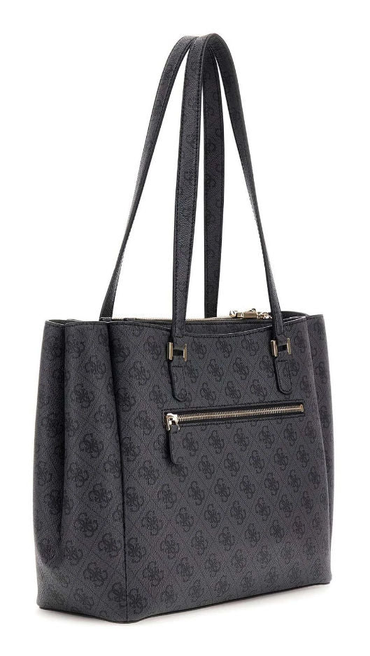 Borsa Donna Katya, shopper, con motivo logo e tasca posteriore