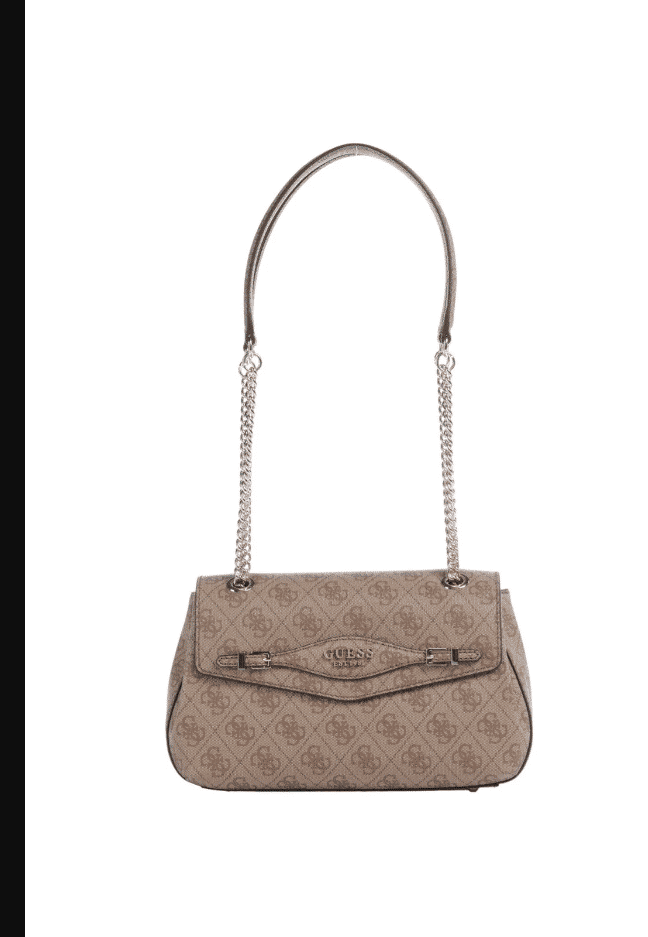Guess Borsa Spalla Katya 4G Logo Donna Ecopelle