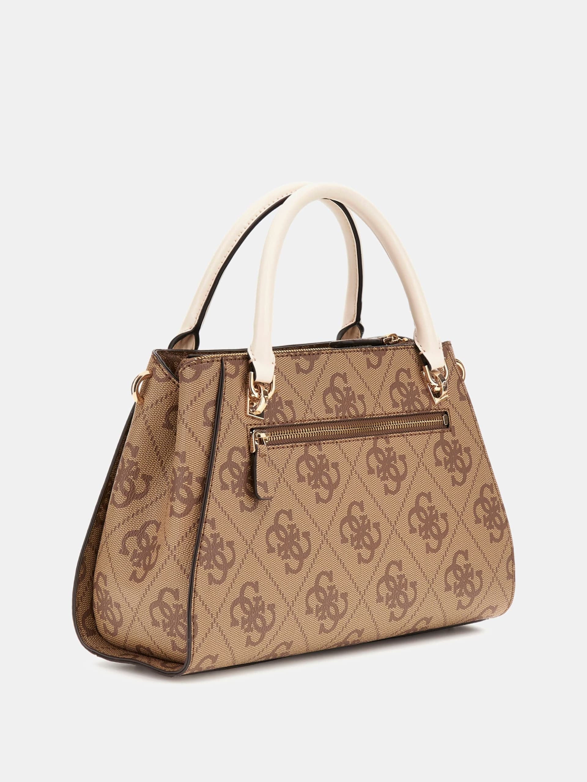 Borsa Donna con doppio manico a mano, motivo logo e stampa a contrasto