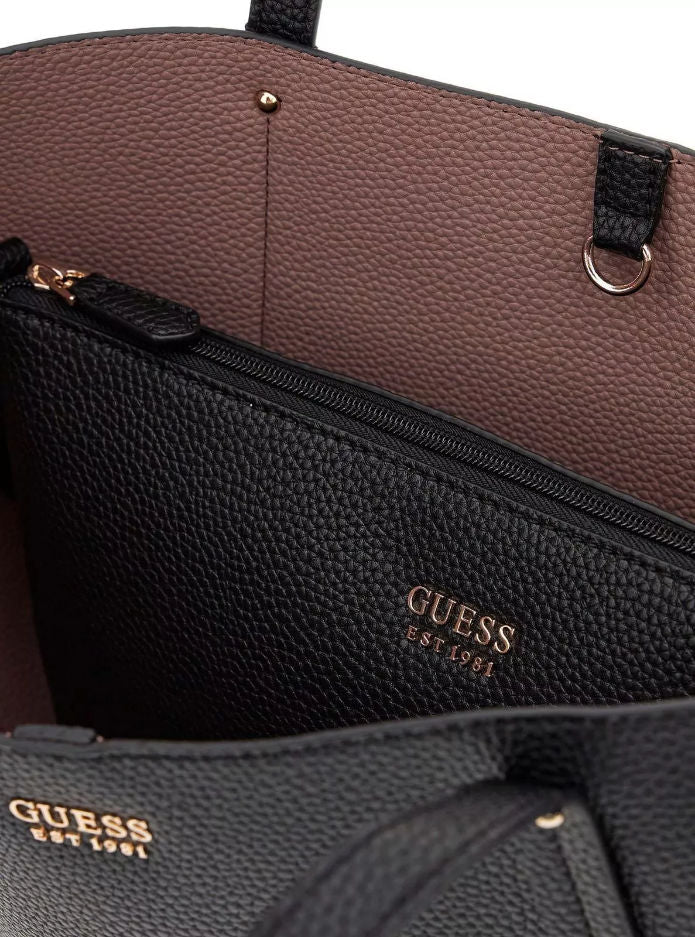 Borsa Donna shopper, con doppio manico a spalla e pochette interna 