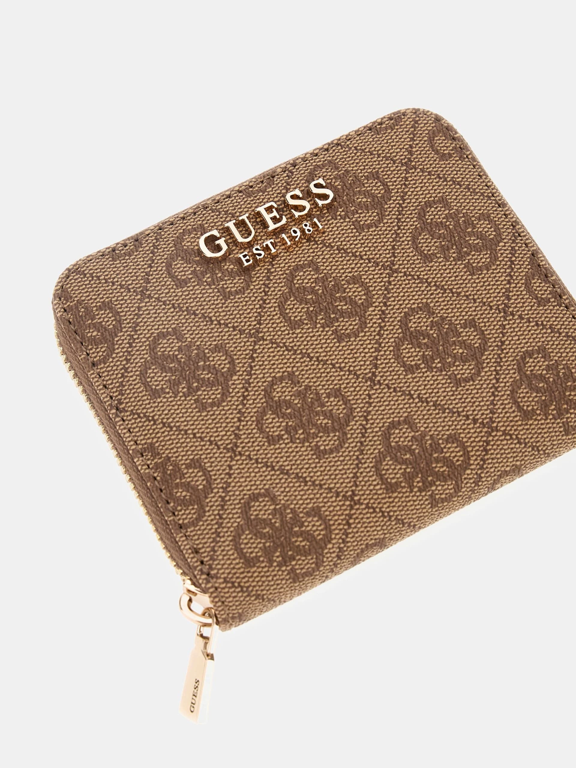 Guess Mini Portafoglio Laurel 4G Logo Simil Pelle