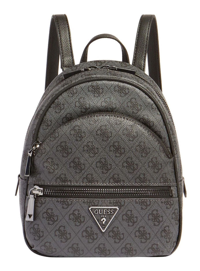 Zaino Donna Manhattan Nero, con doppia tasca frontale e chiusura zip 