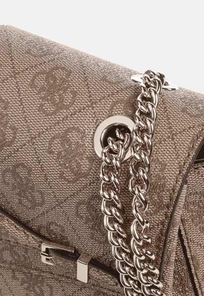 Guess Borsa Spalla Katya 4G Logo Donna Ecopelle