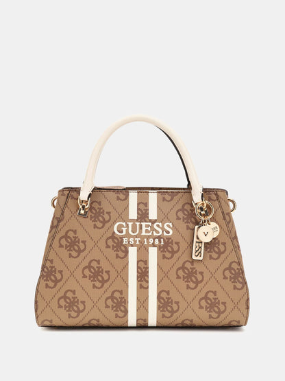Borsa Donna con doppio manico a mano, motivo logo e stampa a contrasto