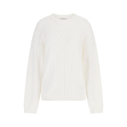 Maglia Donna Sylvie in alpaca, con scollatura girocollo 