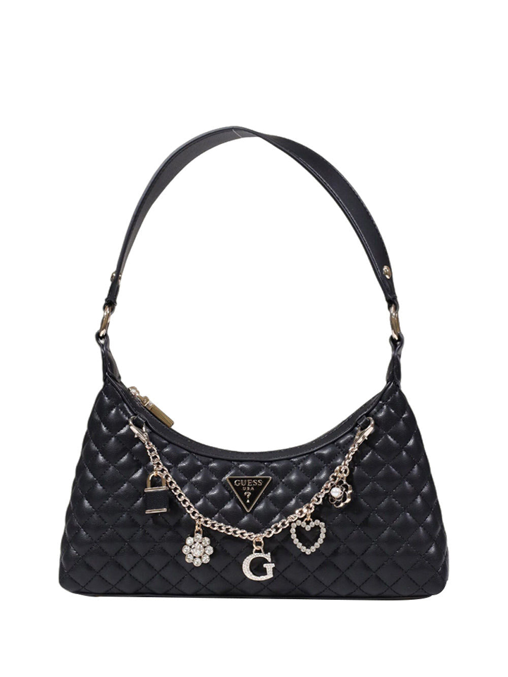 Borsa A Spalla Everlee Top Zip Shoulder Bag Donna - Nero