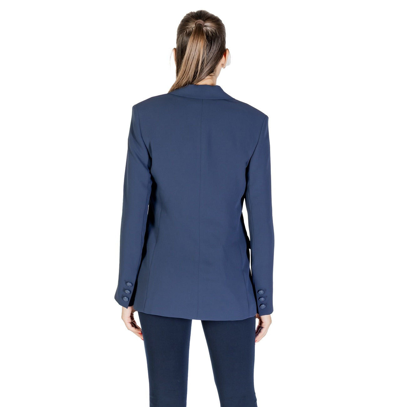 Blazer Donna Blu, monopetto con revers classico