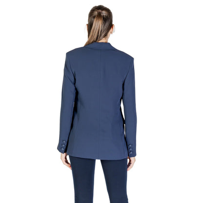 Blazer Donna Blu, monopetto con revers classico