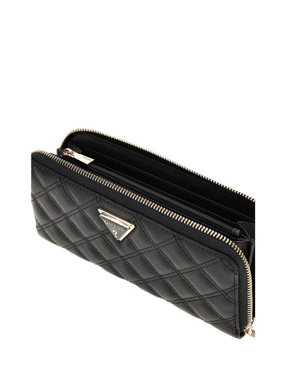 Portafoglio Giully Ii Slg Large Zip Around Donna - Nero