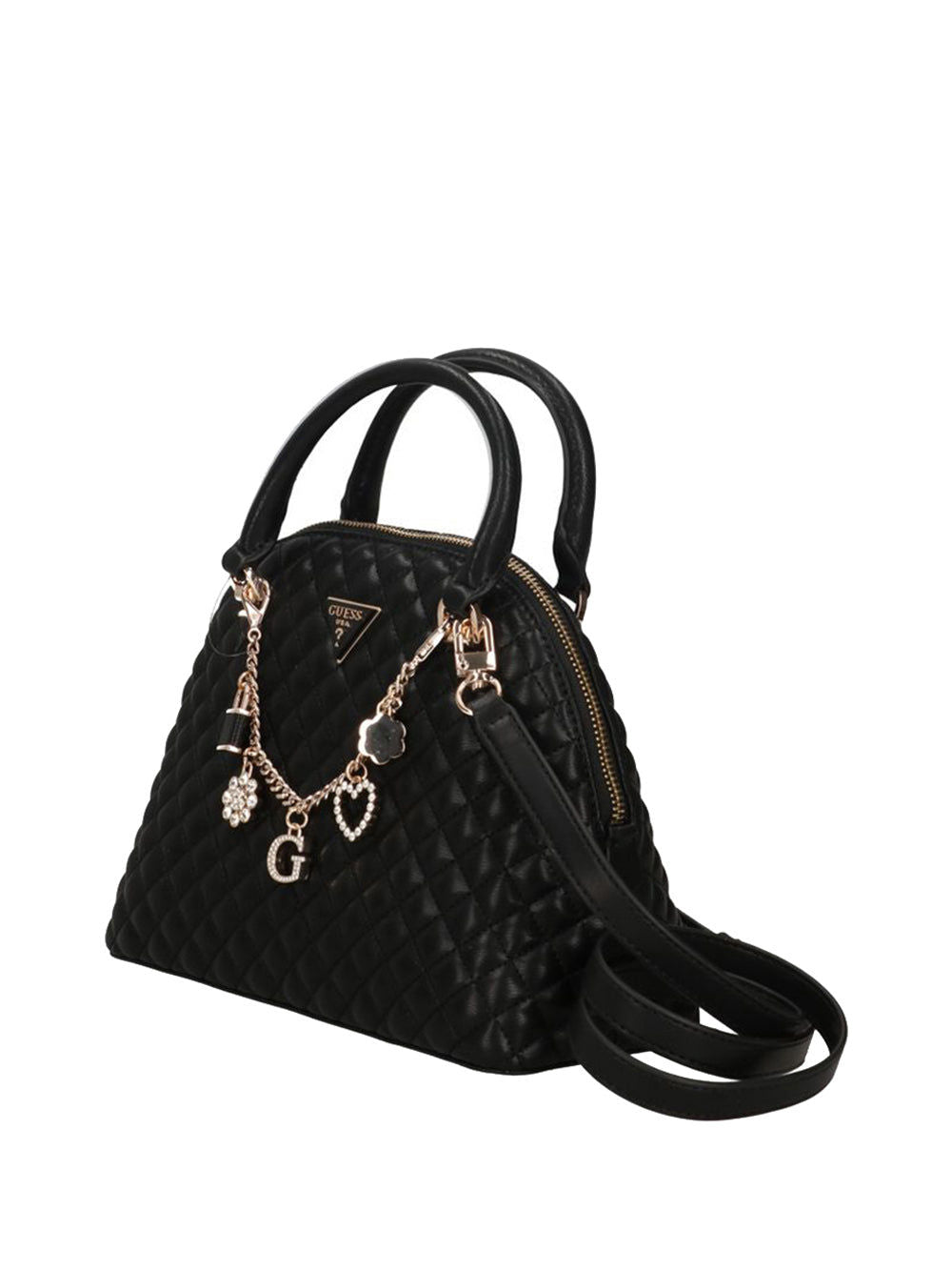 Borsa A Spalla Everlee Dome Satchel Donna - Nero