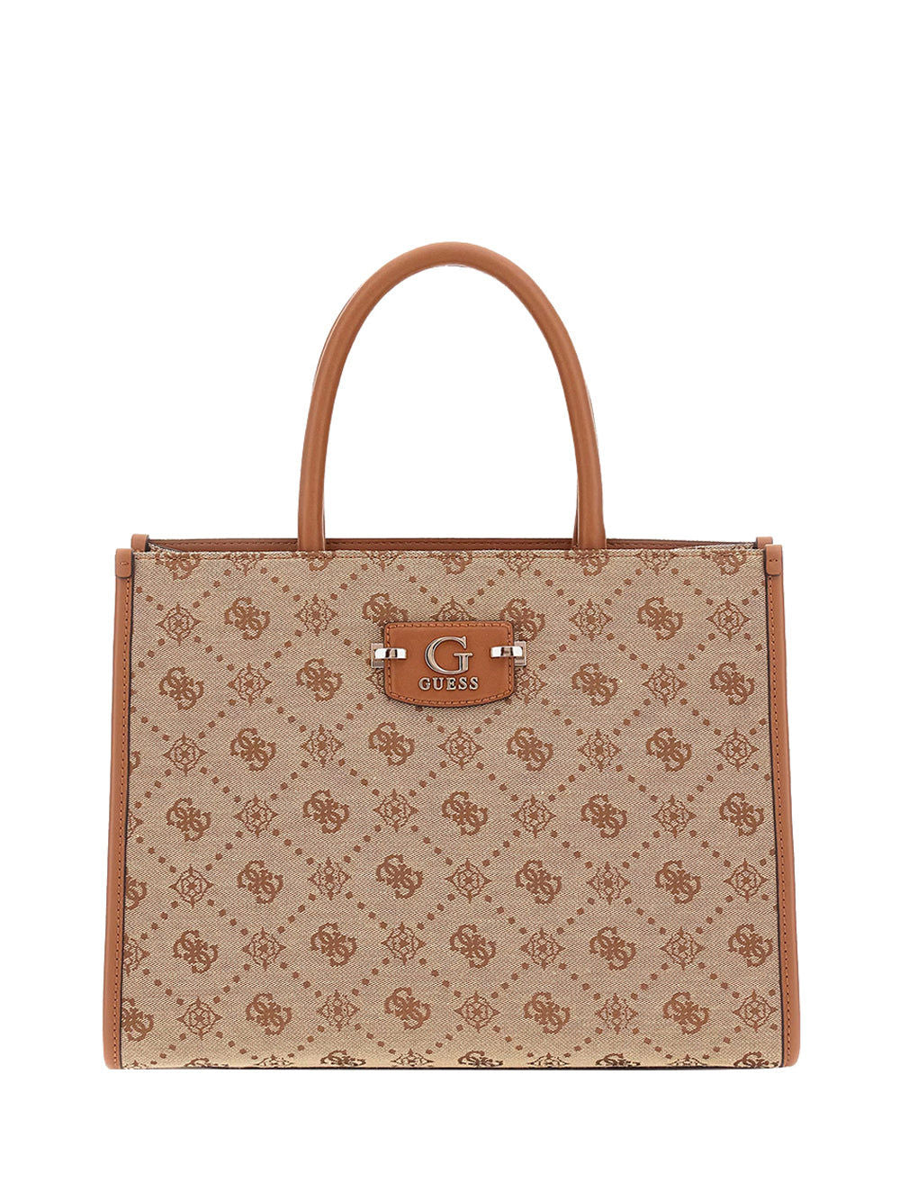 Borsa a Mano Neda 2 Comp Tote Donna - Marrone