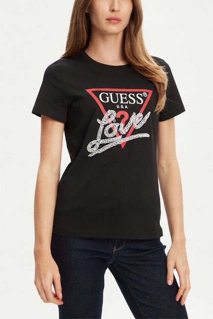 T-shirt Donna Pearls Love, dalla vestibilità slim