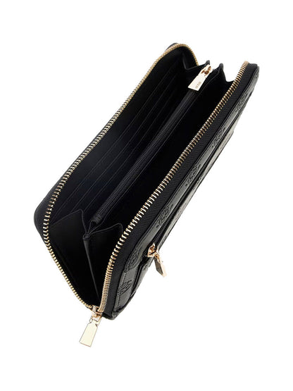 Portafoglio Phoebe Slg Large Zip Around Donna - Nero