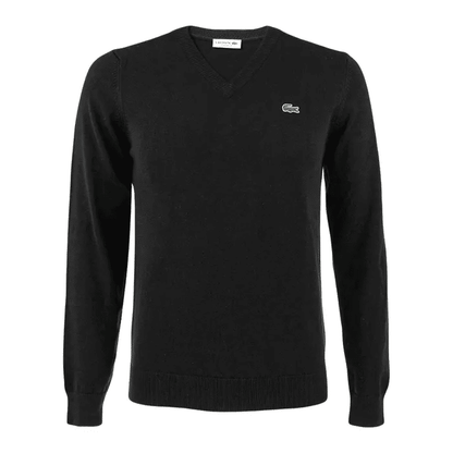 Lacoste Pullover Collo V Misto Cotone Uomo