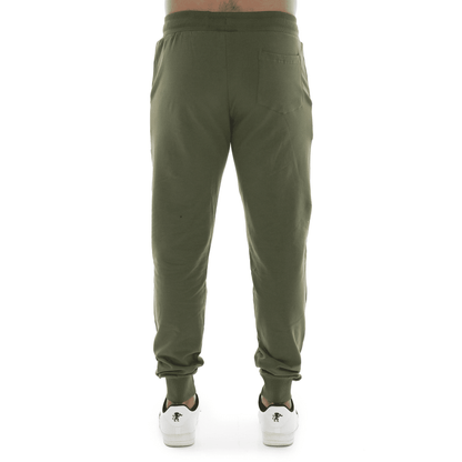 Pantalone sportivo invernale da uomo con polsino con logo piccolo "Basic"