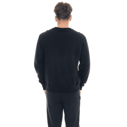 Felpa invernale da uomo con cappuccio e zip con logo piccolo "Basic"