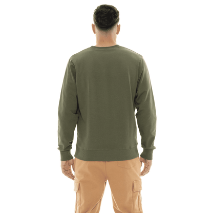 Felpa invernale da uomo con cappuccio e zip con logo piccolo "Basic"