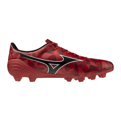 Scarpe Calcio Mizuno Alpha II Select Junior MD ragazzo Ruby Red Rossa 40th Anniversary