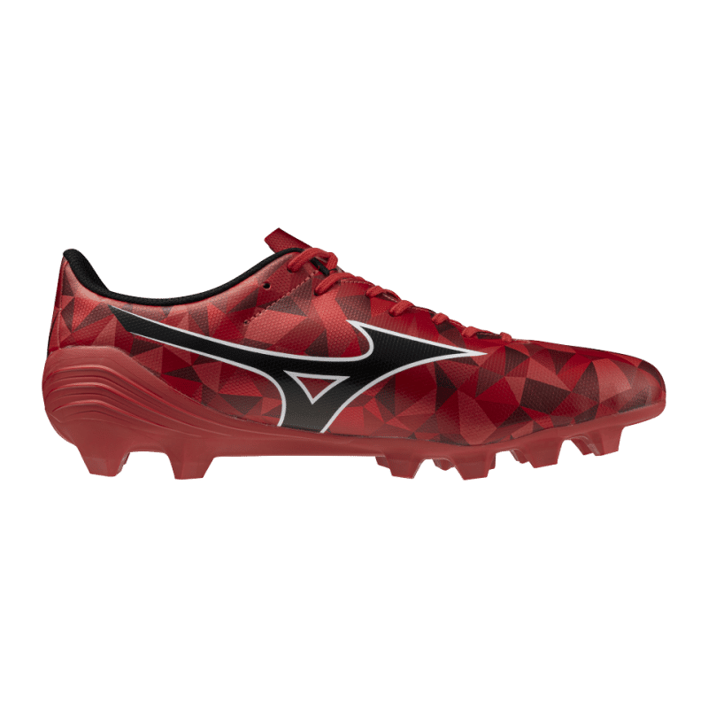 Scarpe Calcio Mizuno Alpha II Select Junior MD ragazzo Ruby Red Rossa 40th Anniversary