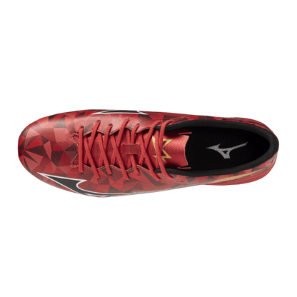 Scarpe Calcio Mizuno Alpha II Select Junior MD ragazzo Ruby Red Rossa 40th Anniversary