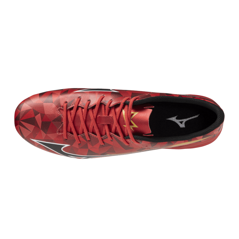 Scarpe Calcio Mizuno Alpha II Select Junior MD ragazzo Ruby Red Rossa 40th Anniversary
