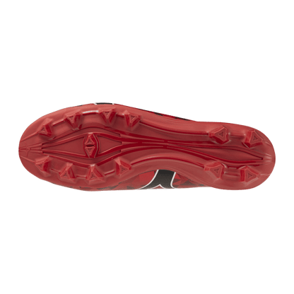 Scarpe Calcio Mizuno Alpha II Select Junior MD ragazzo Ruby Red Rossa 40th Anniversary