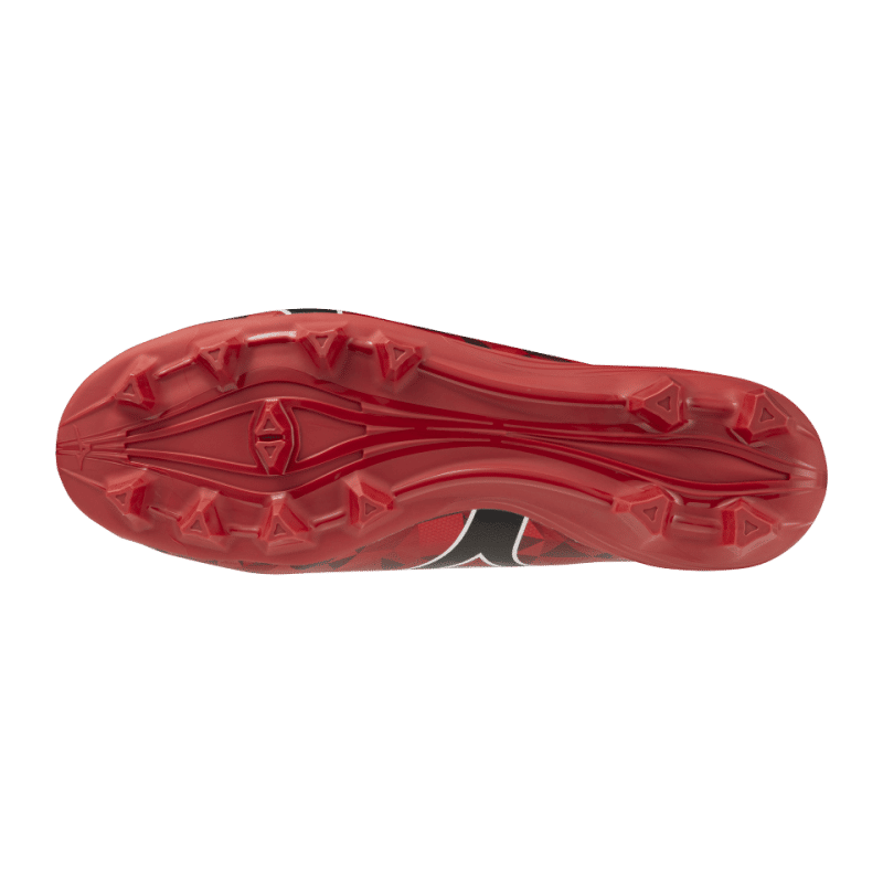 Scarpe Calcio Mizuno Alpha II Select Junior MD ragazzo Ruby Red Rossa 40th Anniversary