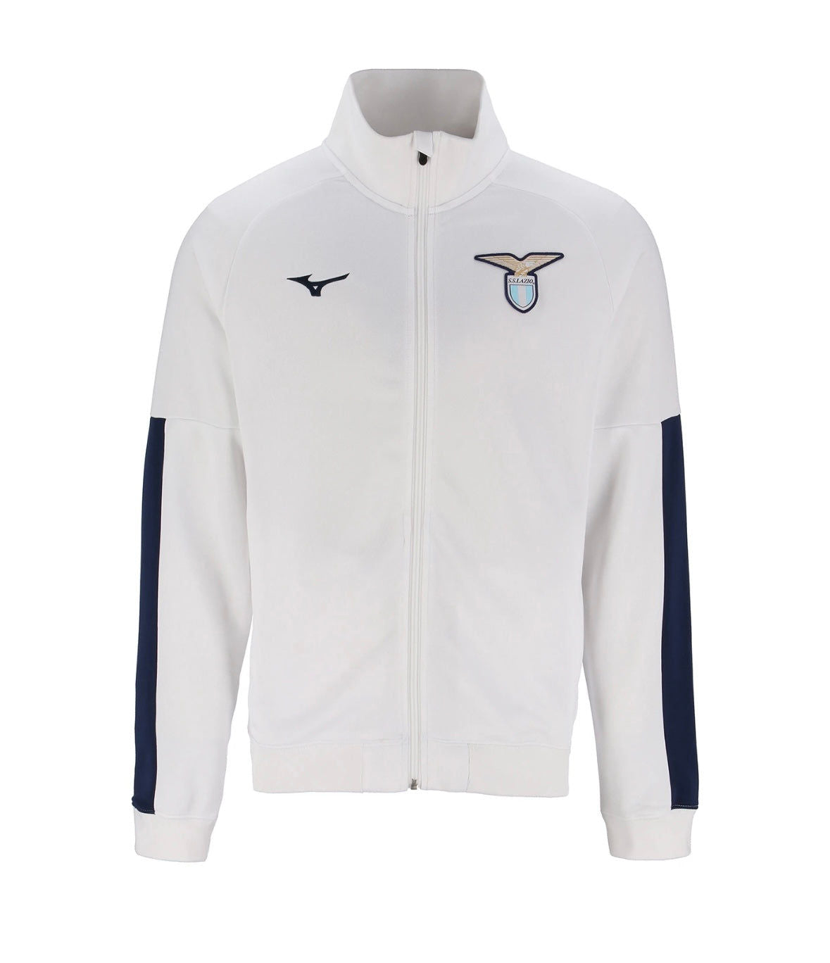 Tuta Completa Mizuno Lazio Knitted Travel Suit Bianca e Blu 2025/2026