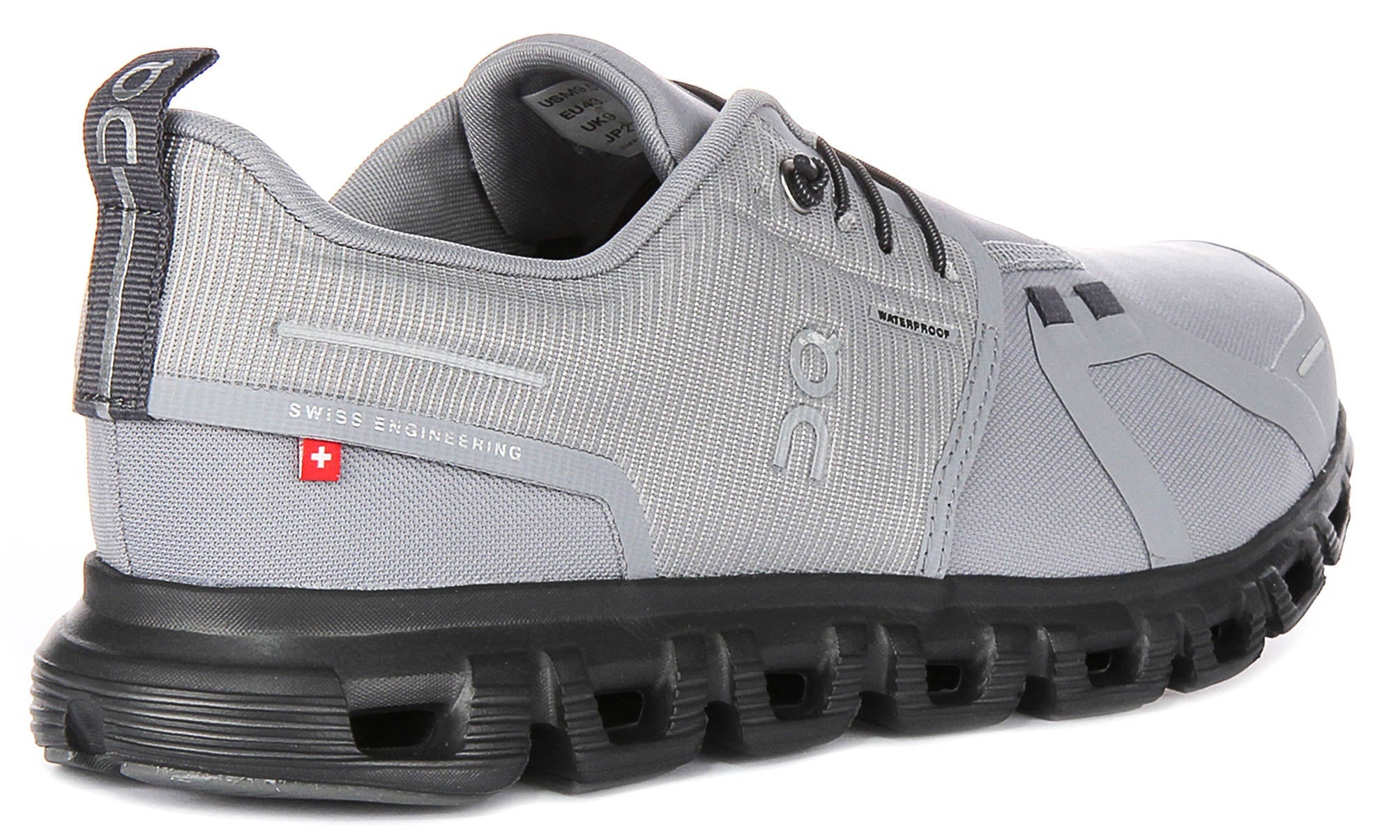Scarpa Uomo Cloud 6 Waterproof Grigia, con allacciatura rapida