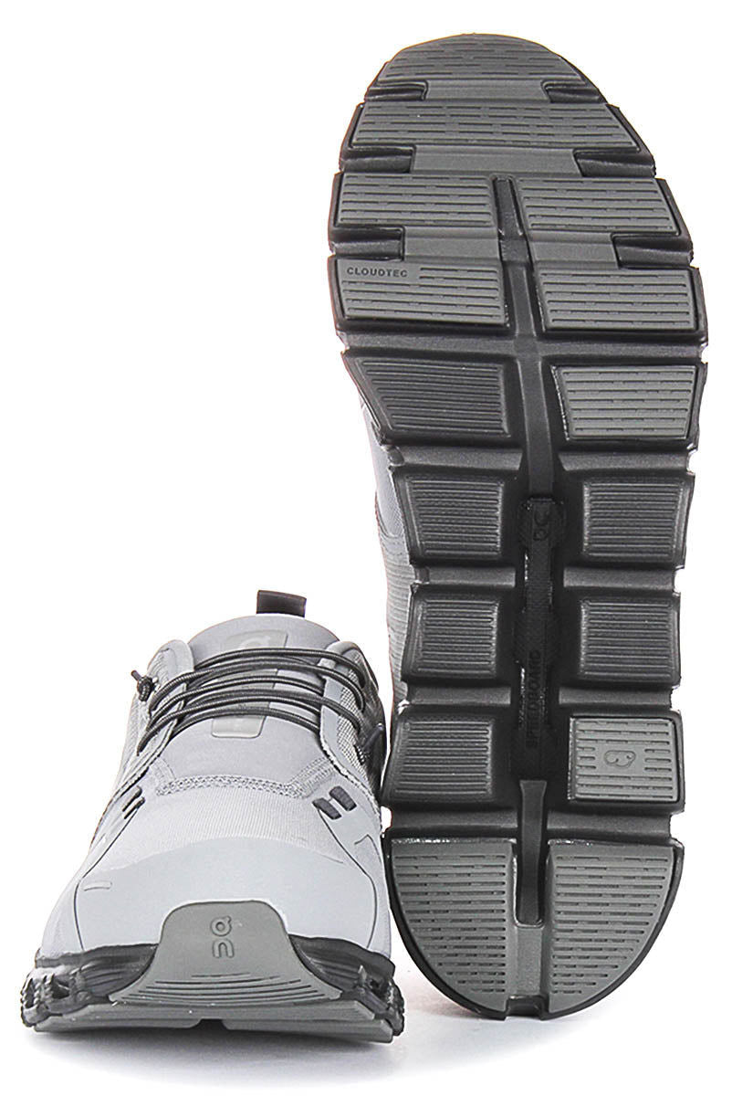 Scarpa Uomo Cloud 6 Waterproof Grigia, con allacciatura rapida