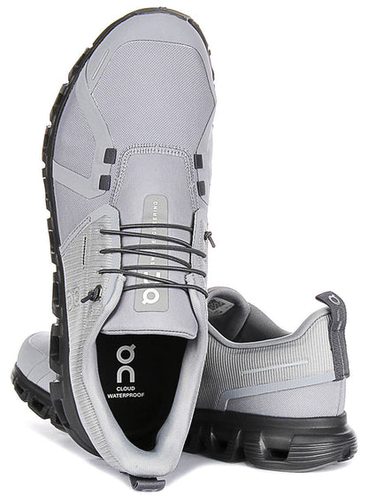 Scarpa Uomo Cloud 6 Waterproof Grigia, con allacciatura rapida