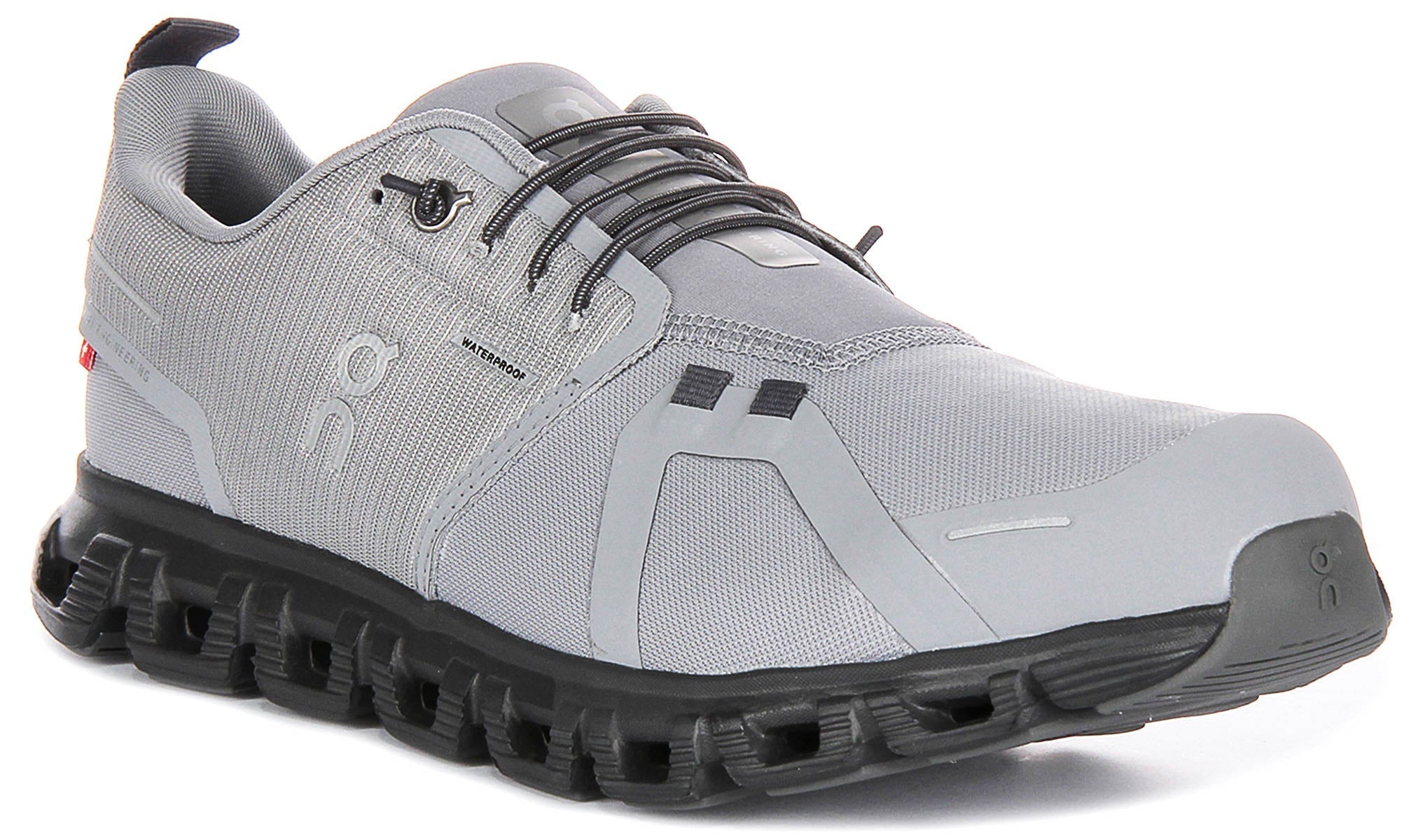Scarpa Uomo Cloud 6 Waterproof Grigia, con allacciatura rapida
