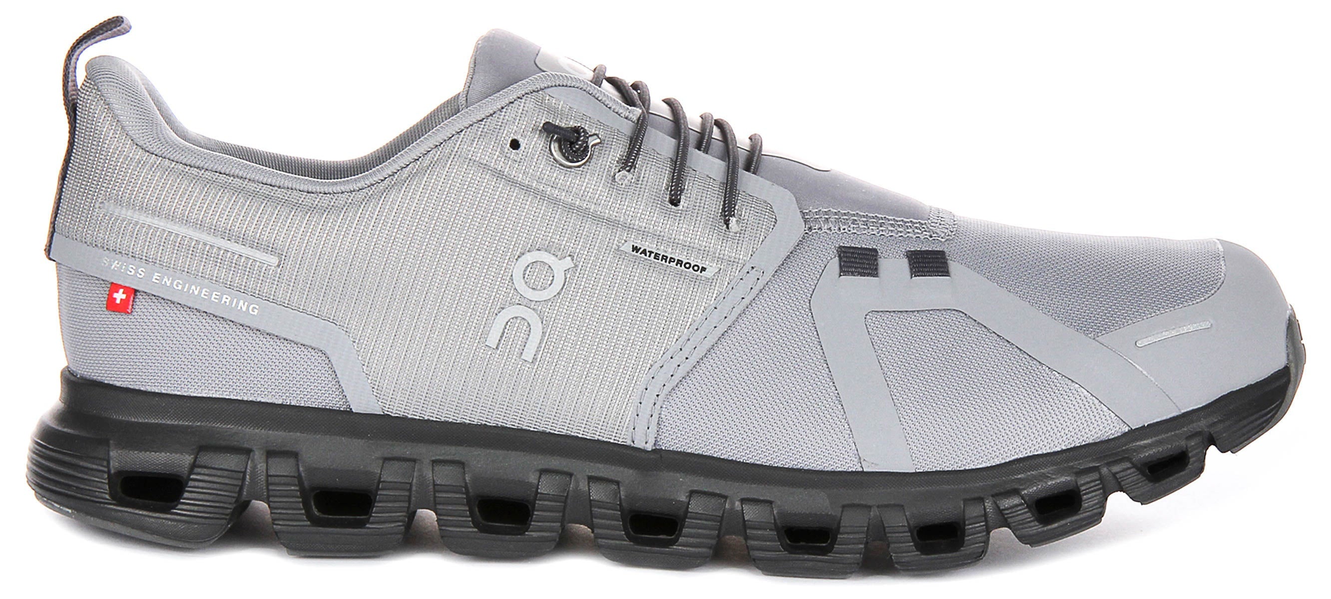 Scarpa Uomo Cloud 6 Waterproof Grigia, con allacciatura rapida