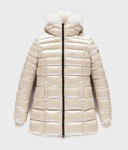 RefrigiWear Piumino Invernale Donna Pelliccia