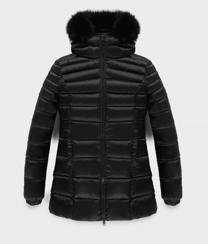 RefrigiWear Piumino Invernale Donna Pelliccia