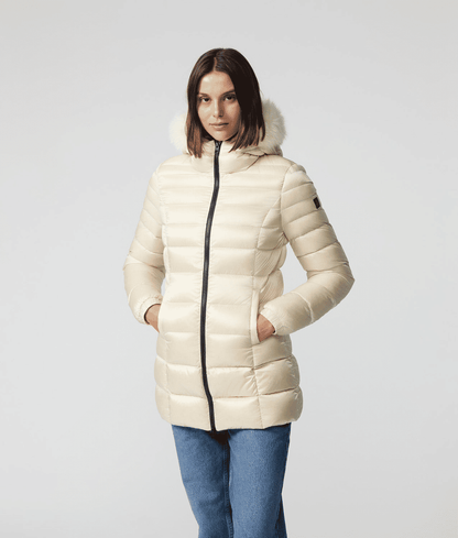 RefrigiWear Piumino Invernale Donna Pelliccia