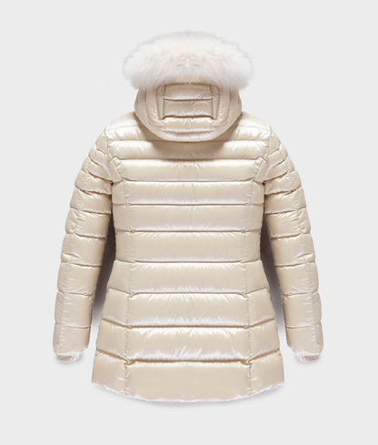 RefrigiWear Piumino Invernale Donna Pelliccia