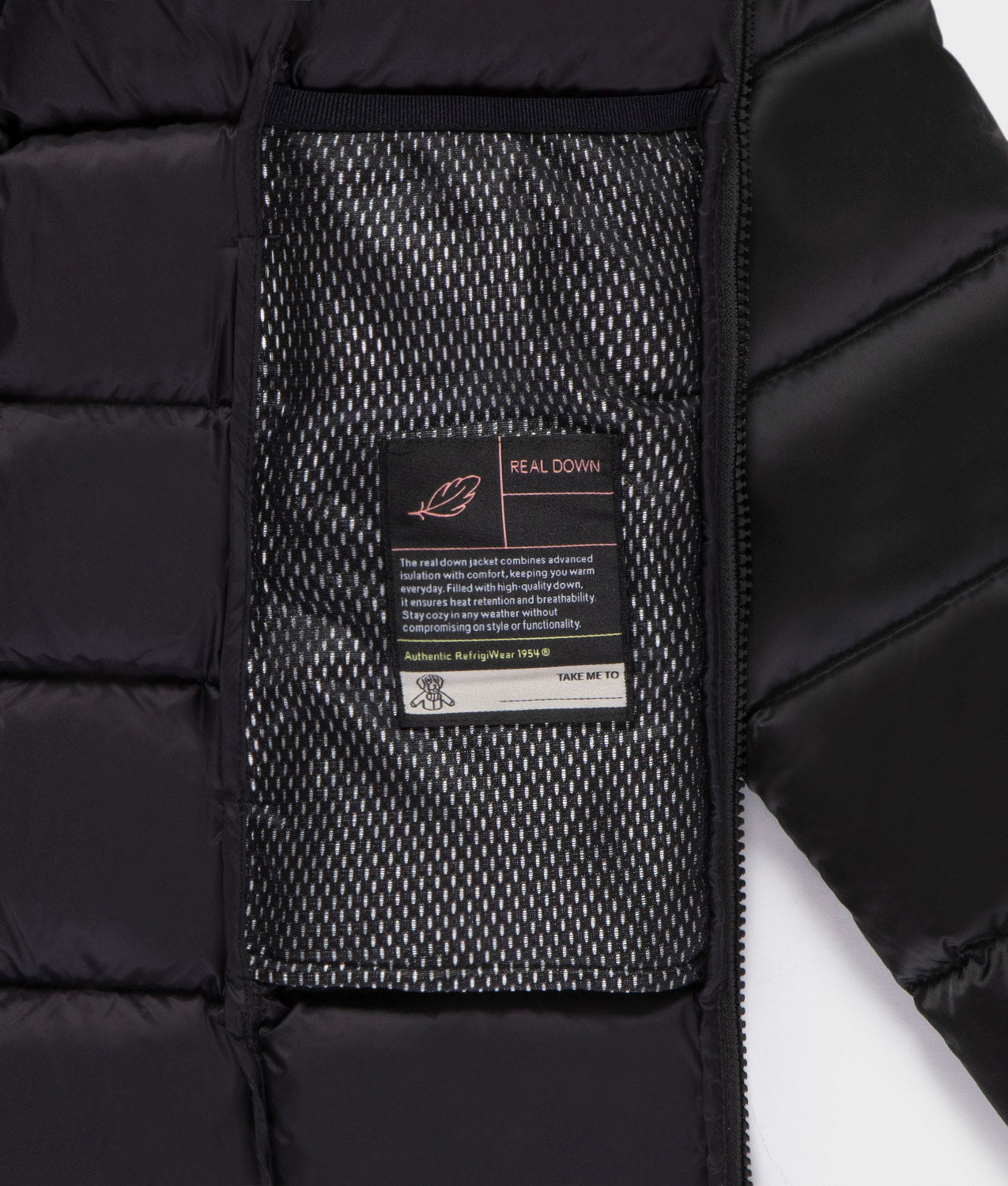 RefrigiWear Piumino Invernale Donna Pelliccia