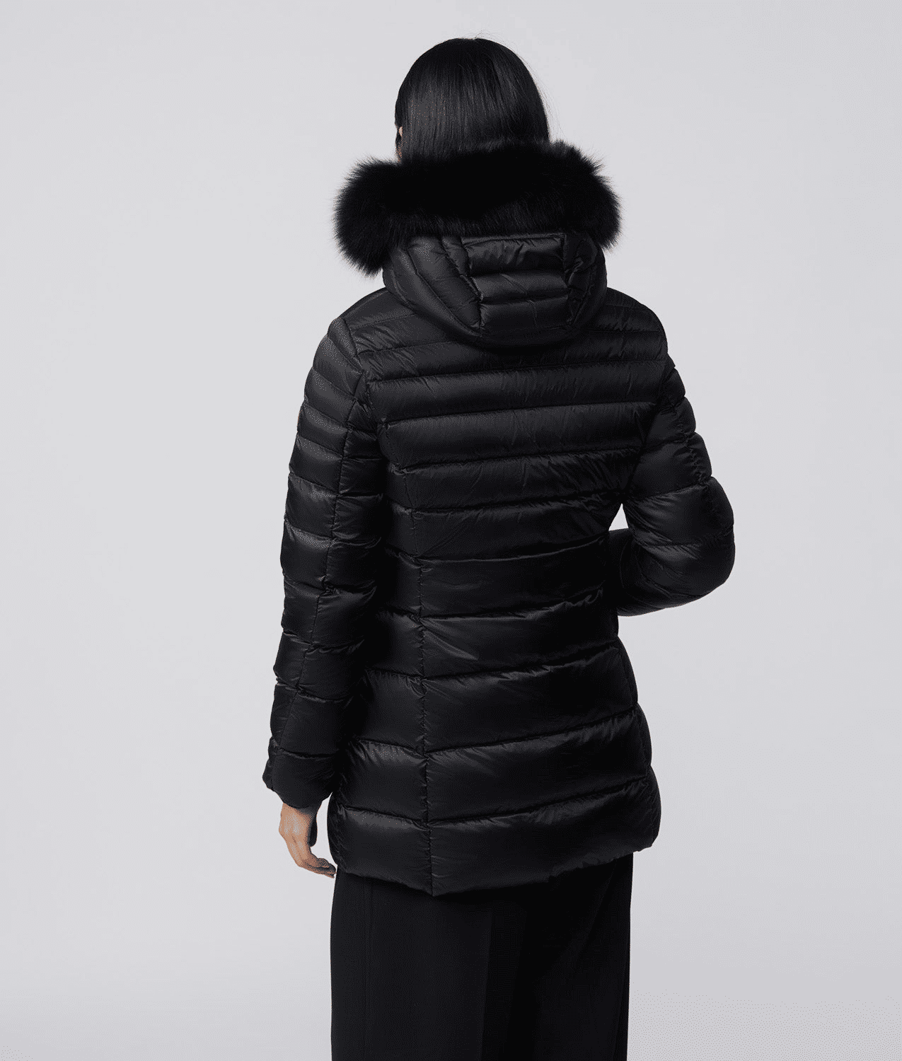 RefrigiWear Piumino Invernale Donna Pelliccia