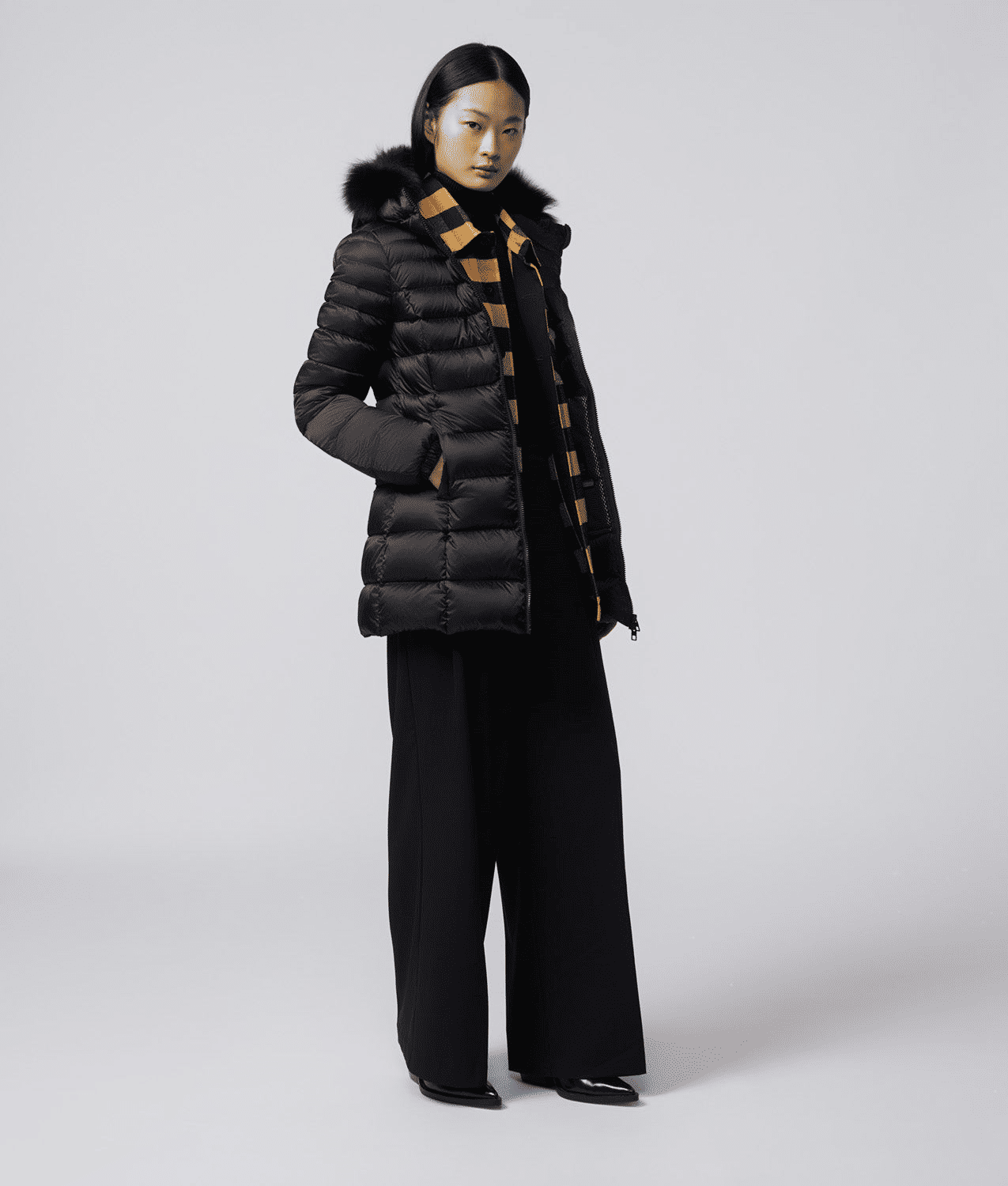 RefrigiWear Piumino Invernale Donna Pelliccia
