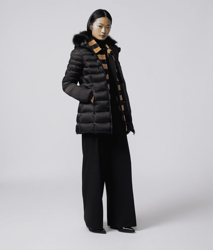 RefrigiWear Piumino Invernale Donna Pelliccia