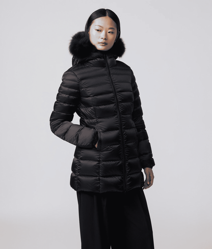 RefrigiWear Piumino Invernale Donna Pelliccia