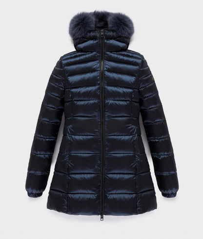 RefrigiWear Piumino Invernale Donna Pelliccia